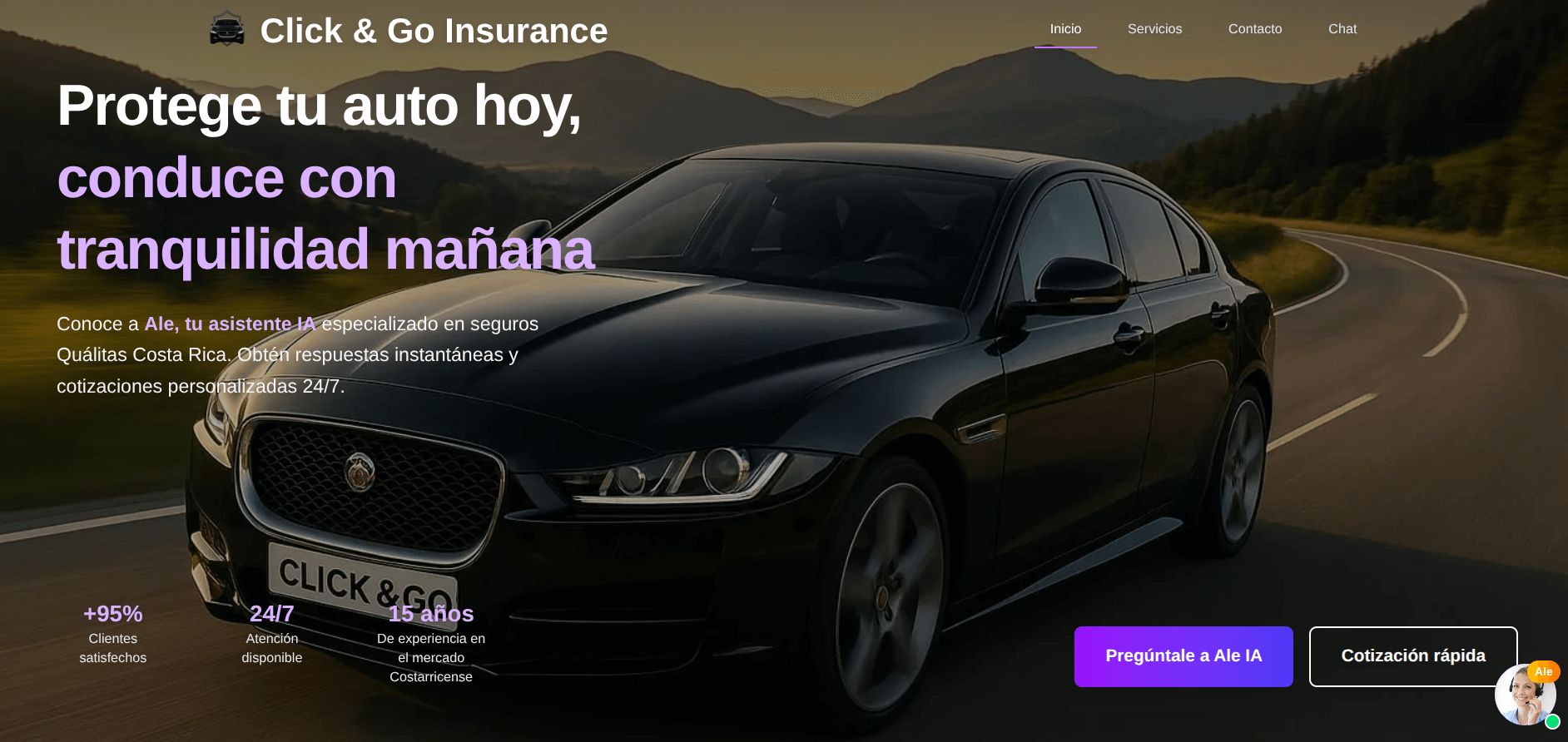 Click & Go Insurance - Cotización de Seguros con Asistente IA Ale