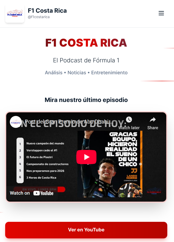 F1 Costa Rica